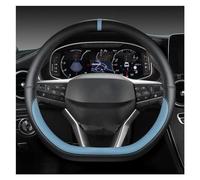 Steering Wheel Protector Car Steering Wheel Cover D Shape For Seat For Ateca For FR For Leon For ST For Arona For FR 2017 2021 For Ibiza For FR 2018 2021 Auto Accessories Steering Wheel Cover(Blue)