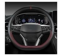 Steering Wheel Protector Car Steering Wheel Cover D Shape For Seat For Ateca For FR For Leon For ST For Arona For FR 2017 2021 For Ibiza For FR 2018 2021 Auto Accessories Steering Wheel Cover(WINE RED