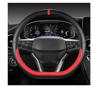 Steering Wheel Protector Car Steering Wheel Cover D Shape For Seat For Ateca For FR For Leon For ST For Arona For FR 2017 2021 For Ibiza For FR 2018 2021 Auto Accessories Steering Wheel Cover(Red)