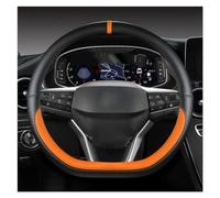 Steering Wheel Protector Car Steering Wheel Cover D Shape For Seat For Ateca For FR For Leon For ST For Arona For FR 2017 2021 For Ibiza For FR 2018 2021 Auto Accessories Steering Wheel Cover(ORAGE)
