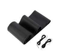 Steering Wheel Protector Car Steering Wheel Cover DIY Artificial Leather Braid Universal 38cm With Needle Thread Auto Accessories Car Steering Wheel Cover(B)