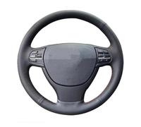 Steering Wheel Protector Car Steering Wheel Cover For BMW F10 520i 528i 2013 2014 730Li 740Li 750Li 2014 DIY Microfiber Leather Braid For Steering Wheel Interior Accessories(Blue Thread)