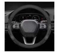 Steering Wheel Protector Car Steering Wheel Cover For Fit For Civic For City For Accord For BR-V For CR-V For HR-V For Jazz Interior Accessories(O Leather White)