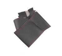 Steering Wheel Protector Car Steering Wheel Cover For Hyundai For Tucson 2006 2007 2008 2009 2010 2011 2012 2013 2014 Car Grip Cover(Black-red line)