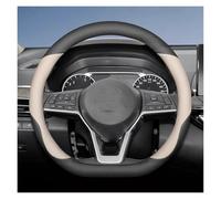 Steering Wheel Protector Car Steering Wheel Cover For Patrol For Micra Ev For Townstar Nv350 Z For Magnite For Roox For Ariya For Dayz For Sakura(Black beige D type)