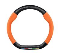 Steering Wheel Protector Car Steering Wheel Cover For Subaru STI Brz For Wrx Xv For Ascent For Forester For Outback For Impreza For Legacy Car Interior Accessory(D Orange)