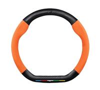 Steering Wheel Protector Car Steering Wheel Cover For Subaru STI Brz For Wrx Xv For Ascent For Forester For Outback For Impreza For Legacy Car Interior Accessory(D Orange)