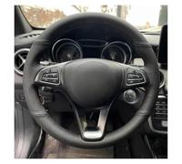 Steering Wheel Protector Car Steering Wheel Cover Leather For Mercedes For Benz W176 W246 W205 C117 218 X218 C253 W213 X253 W166 C292 Automotive Interior Interior Accessories(White Thread)