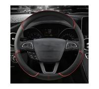 Steering Wheel Protector Car Steering-Wheels Cover 38cm For For Expedition EL For Max For Explorer For Galaxy For S-Max For F-Series For Focus 2 3 Interior Accessories(Red o)