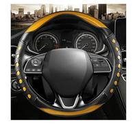 Steering Wheel Protector Car Steering-Wheels Cover Anti-slip 38cm 15" For Mitsubishi For Outlander PHEV For Airtrek For Grandis For Lancer For Evo For Eclipse Interior Accessories(Yellow)