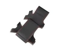 steering wheel protector Compatible With For Mondeo 2007 2008 2009 2010 2011 2012 2013 2014 Hand Braid Car Steering Wheel Cover Trim(Black-red line)