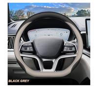 Steering Wheel Protector Cover For BYD For Song For PLUS For DMI For Pro 2019-2025 Car Steering Wheel Cover Ultra-thin Anti Slip Wear-resistant(Black white)