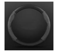 Steering Wheel Protector Cover For Citroen For C5 Love Echo C4L Steering Wheel Covers(Black round Leather)