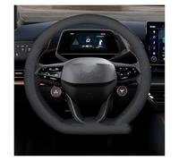 Steering Wheel Protector Cover For Cupra For Formentor 2021-2025 Leather Car Steering Wheel Cover Anti-Slip Auto Accessories(D-Type Blue)