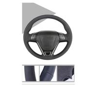 Steering Wheel Protector Cover For Fiat For 500 2007-2015 500e 2014-2018 500C 2014-2017 Leather Wrap DIY Customized Car Steering Wheel Cover(Black)