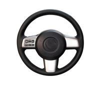 Steering Wheel Protector Cover For Mazda For MX-5 For Mazda 2 2008 2009 2010 2011 2012 2013 2014 Auto Interior Hand-sewn Car Steering Wheel Cover(Classic GRGL)