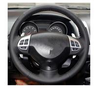 Steering Wheel Protector Cover For Mitsubishi For Lancer X 10 2007-2015 For Outlander 2006-2013 For ASX 2010-2013 Hand-Sewing Artificial Leather Steering Wheel Cover(Yellow Thread)