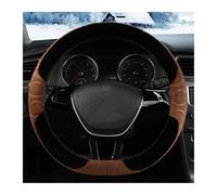 Steering Wheel Protector Cover For Toyota For Aqua For Prius D/O Shape 36cm Plush Car Steering Wheel Cover(COFFEE D)