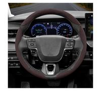Steering Wheel Protector Cover For Toyota For Roomy For Aqua For Probox For Prius 30 E150 For Isis C Hr Anti-Slip Buckle Segmented Suede Steering Wheel Cover(Mocha 3-Piece Set)