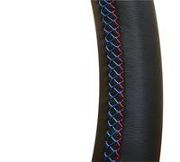 Steering Wheel Protector Custom Car Steering Braid Wheel Cover For Land For Rover For Freelander 2 2007-2012 Interior Accessories Car Wheel Cover(BLack tricolor)