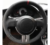 Steering Wheel Protector Customized Cover Anti-Slip Suede Steering Wheel Braid For Toyota 86 GT86 For Subaru For BRZ For Scion FR-S FRS Color : Blue Thread(Orange Thread)