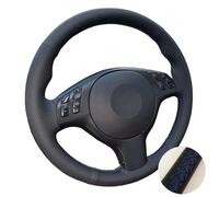 Steering Wheel Protector For BMW M3 E46 for M5 E39 Perforated Microfiber Leather Braiding Car Steering Wheel Cover(Blue)