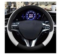 Steering Wheel Protector For Civic 2004 2005 2006 2007 2008 2009 2012 2013 2014 2015 Car Steering Wheel Cover PU Leather Non-slip Auto Accessories(White)