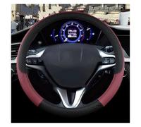 Steering Wheel Protector For Civic 2004 2005 2006 2007 2008 2009 2012 2013 2014 2015 Car Steering Wheel Cover PU Leather Non-slip Auto Accessories(Wine Red)