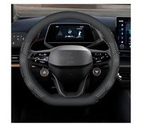Steering Wheel Protector For Cupra For Formentor 2021-2024 2025 Leather Car Steering Wheel Cover Anti-Slip Auto(D-Type White)