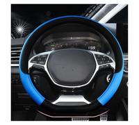 Steering Wheel Protector For EU7 EU5 PLUS EX3 X5 X7 X3 U7 Car Steering Wheel Cover, Four-season Universal Leather Handle Cover Steering Wheel Cover for Car(D - Black Blue)
