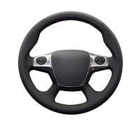 Steering Wheel Protector For Focus 3 2012-2014 For KUGA For Escape 2013-2016 Black Soft Artificial Leather Car Steering Wheel Cover Car Steering Wheel Cover(Black)