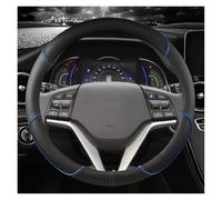 Steering Wheel Protector For Hyundai For Tucson 3 2015 2016 2017 2018 2019 Microfiber Leather Car Steering Wheel Cover Non-Slip 38cm 15" Auto Accessories Interior Accessories(Blue)