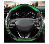 Steering Wheel Protector For Hyundai I40 I30 I20 I10 Ix35 Ix25 For Tucson For Accent For Elantra For Santa Fe For Creta For Solaris For Kona Car Steering Wheel Cover Steering Wheel Cover(GREEN D SHAPE