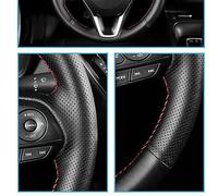Steering Wheel Protector For Kia For Carnival II For Grand For 2006-2014 Anti-Slip Artificial Leather Braid Car Steering Wheel Cover Wrap