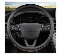 Steering Wheel Protector For Max For Explorer For Galaxy For S-Max For F-Series For Focus 2 3 Car Steering-Wheels Cover Micro Fiber Leathe 38cm Interior Accessories(COFFEE O)