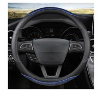 Steering Wheel Protector For Max For Explorer For Galaxy For S-Max For F-Series For Focus 2 3 Car Steering-Wheels Cover Micro Fiber Leathe 38cm Interior Accessories(BLUE O)