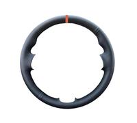 Steering Wheel Protector For Opel For Astra(K) For Corsa(E) For Crossland X For Grandland X For Insignia Car Steering Wheel Cover 38cm Hand-stitched Steering Wheel Cover(Orange stitches)