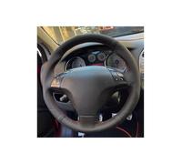 Steering Wheel Protector For Opel For Combo Car Steering Wheel Braid Cover Hand Sewing Wheel Cover Breathable Protector Cover(Blue Thread)