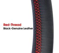 Steering Wheel Protector For Outlander 2013 2014 For Mirage For ASX Auto Interior Hand-sewn Car Steering Wheel Cover
