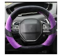 Steering Wheel Protector For Peugeot 2008 2019 2020 For E2008 2020 Car Steering Wheel Cover Winter Plush Auto Accessories Interior Coche Car Steering Wheel(Purple)
