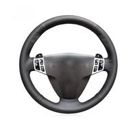 Steering Wheel Protector For Saab 9-3 2000-2013 For Cadillac BLS 2006-2009 Black Car Steering Wheel Cover(Dk Brown)