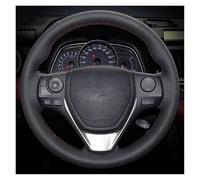 Steering Wheel Protector For Toyota For RAV4 2013-2018 For Corolla 2014-2017 For Auris 2013-2016 Hand-sewn Microfiber Leather Car Steering Wheel Cover
