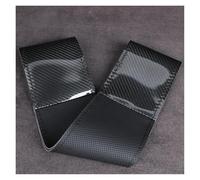 Steering Wheel Protector For Universal 38cm Wheels For Luxury Fashionable Durable Black Brown Carbon Fiber Hand Stitched Car Steering Wheel Cover(Black)