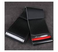 Steering Wheel Protector For Universal 38cm Wheels For Luxury Fashionable Durable Black Brown Carbon Fiber Hand Stitched Car Steering Wheel Cover(Black 01)