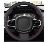 Steering Wheel Protector For Volvo S90 XC90 XC60 S60 V90CC Custom Car Steering Wheel Braid Cover Soft Leather Auto Interior Accessories Automotive Wheel Cover(Black Thread)