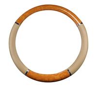 Steering Wheel Protector - Leather Texture Cover, Breathable Shield | 38cm Fit with Anti-Sweat Finish, Stylish Driving Solution for Men’s Vehicles and Four-Season Temperature Control on the Go