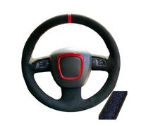 Steering Wheel Protector Non-Slip Suede Car Steering Wheel Cover Braid For A3 8P Sportback A4 B8 Avant A5 8T A6 C6 A8 D3 Q7 8R Q5 4L S4 S3