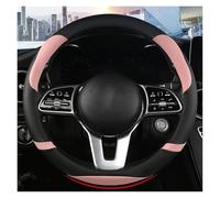 Steering Wheel Protector Panda Ear Car Steering Wheel Cover Ultra Thin Summer Universal Handle Anti Slip Automobile Accessories Steering Wheel Cover for Car(Black Pink round+38cm)