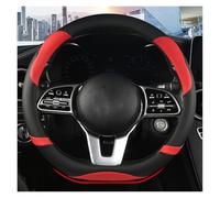 Steering Wheel Protector Panda Ear Car Steering Wheel Cover Ultra Thin Summer Universal Handle Anti Slip Automobile Accessories Steering Wheel Cover for Car(Black and Red D-type+38cm)