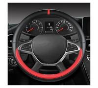 Steering Wheel Protector PU Leather Car Steering Wheel Cover For Dacia For Sandero For Stepway Jogger For Logan For Dokker For Sandero Auto Accessories Interior Accessories(Red)
